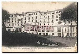 Seller image for Carte Postale Ancienne Cote d'Azur Sainte Maxime Grand Domaine de Beauvallon Le Golf Htel Beauvallon for sale by CPAPHIL