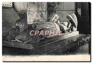 Bild des Verkufers fr Carte Postale Ancienne Loches Tombeau d'Agnes Sorel zum Verkauf von CPAPHIL