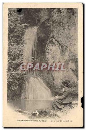 Bild des Verkufers fr Carte Postale Ancienne Salins des Bains Jura le gour de Conches zum Verkauf von CPAPHIL