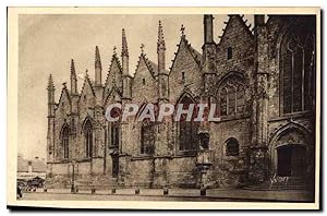 Bild des Verkufers fr Carte Postale Ancienne Bretagne Vitre Eglise Notre Dame Face Laterale Sud zum Verkauf von CPAPHIL