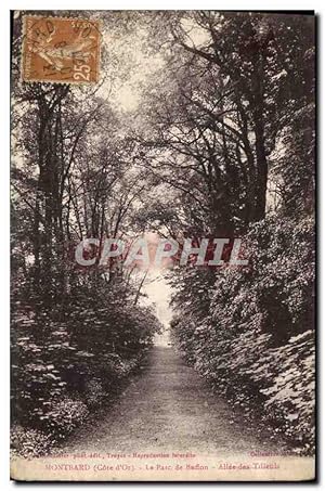 Bild des Verkufers fr Carte Postale Ancienne Montbard Cote d'Or Le Parc de Buffon zum Verkauf von CPAPHIL