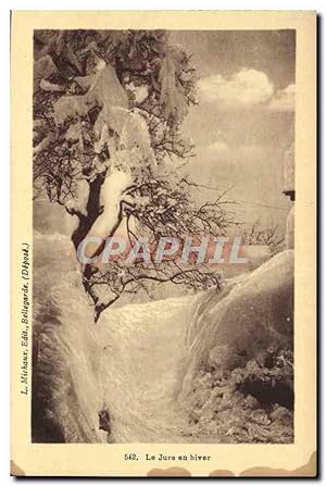 Bild des Verkufers fr Carte Postale Ancienne Le Jura en Hiver zum Verkauf von CPAPHIL