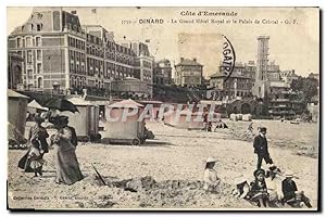 Seller image for Carte Postale Ancienne Dinard Le Grand Htel Royal et le Palais de Cristal for sale by CPAPHIL
