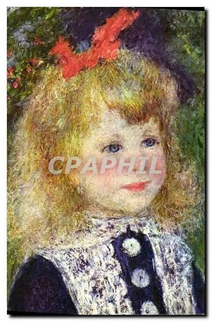 Bild des Verkufers fr Carte Postale Ancienne Renoir L'Enfant a l'arrosoir National Gallery of Art Washington DC zum Verkauf von CPAPHIL