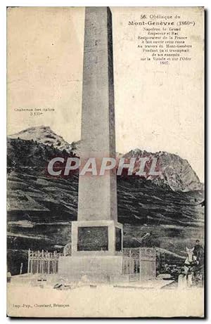 Seller image for Carte Postale Ancienne Obelisque du mont Genevie 1860 for sale by CPAPHIL