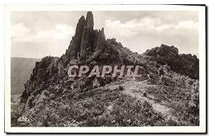 Carte Postale Ancienne Valle de la meuse Château regnault Rocher Bayard