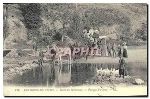 Image du vendeur pour Reproduction Environs de Vichy Route des Malavaux Passage d'un gue mis en vente par CPAPHIL