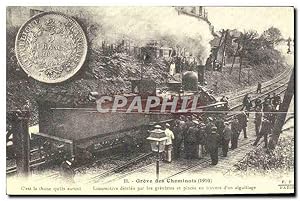 Bild des Verkufers fr Reproduction Greve des Cheminots 1910 Train zum Verkauf von CPAPHIL