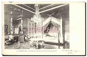 Imagen del vendedor de Carte Postale Ancienne Compiegne Le Chteau Chambre a coucher de Napoleon III a la venta por CPAPHIL