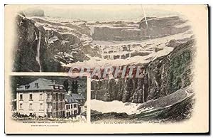 Imagen del vendedor de Carte Postale Ancienne Gavarnie vue du Cirque de Gavarnie Grand Htel des Voyageurs a la venta por CPAPHIL