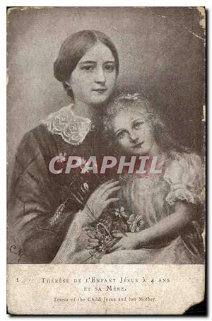 Bild des Verkufers fr Carte Postale Ancienne Therese de l'Enfant Jesus zum Verkauf von CPAPHIL