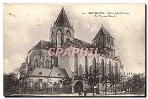 Seller image for Carte Postale Ancienne Strasbourg Eglise Saint Thomas for sale by CPAPHIL