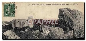Bild des Verkufers fr Carte Postale Ancienne Falaise Le Chteau et les Rochers du Mont Myra zum Verkauf von CPAPHIL
