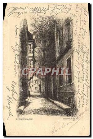 Bild des Verkufers fr Carte Postale Ancienne Strassburg zum Verkauf von CPAPHIL