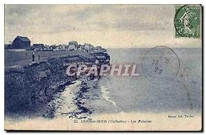 Bild des Verkufers fr Carte Postale Ancienne Luc sur Mer Calvados Les Falaises zum Verkauf von CPAPHIL