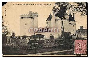 Carte Postale Ancienne Environs d'Argenton Château de Chabenet