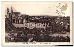 Carte Postale Ancienne Châteauroux vue panoramique