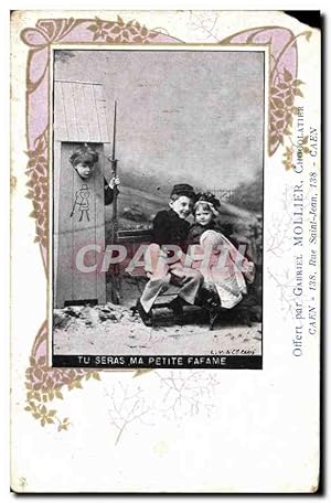 Seller image for Carte Postale Ancienne Tu seras ma petite fafame Enfants for sale by CPAPHIL