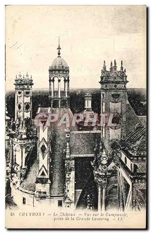 Imagen del vendedor de Carte Postale Ancienne Chambord vue sur le Campanle prise de la Grande Lanterne a la venta por CPAPHIL