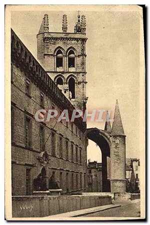 Image du vendeur pour Carte Postale Ancienne Montpellier Herault La Facult de Medecine et la Cathdrale St Pierre mis en vente par CPAPHIL