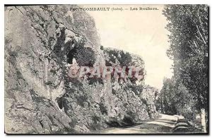 Carte Postale Ancienne Fontgombault Indre Les Rochers