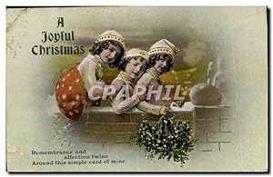 Bild des Verkufers fr Carte Postale Ancienne A Joyful Christmas Enfants zum Verkauf von CPAPHIL