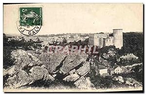 Bild des Verkufers fr Carte Postale Ancienne Falaise vue gnrale prise du Mont Myra zum Verkauf von CPAPHIL