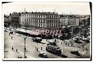 Seller image for Carte Postale Ancienne Pyrenees Ocean Toulouse Carrefour Jean Jaures Tramway for sale by CPAPHIL