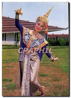 Image du vendeur pour Carte Postale Ancienne Thai classical dance Thailande mis en vente par CPAPHIL