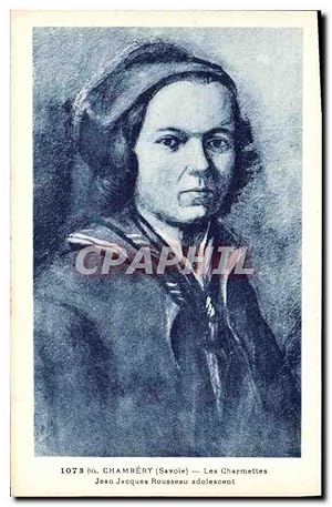 Seller image for Carte Postale Ancienne Chambery Savoie Les Charmettes Jean Jacques Rousseau adolescent for sale by CPAPHIL