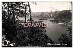 Carte Postale Ancienne Sete Cidades Aspecto do Lago