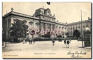 Carte Postale Ancienne Montpellier la préfecture