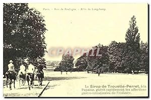 Bild des Verkufers fr Reproduction Paris Bois de Boulogne Alle de Longchamp Cheval zum Verkauf von CPAPHIL