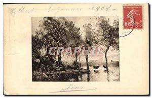 Bild des Verkufers fr Carte Postale Ancienne Arbres zum Verkauf von CPAPHIL