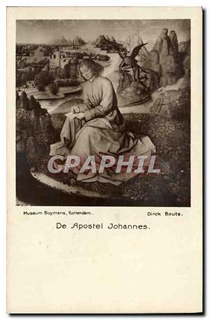 Bild des Verkufers fr Carte Postale Ancienne Museum Boymans Rotterdam De Apostel Johannes zum Verkauf von CPAPHIL