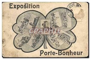 Carte Postale Ancienne Exposition Porte Bonheur