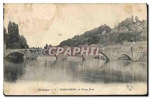 Seller image for Carte Postale Ancienne Dordogne Terrasson le vieux Pont for sale by CPAPHIL