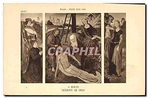 Seller image for Carte Postale Ancienne Bruges Hopital Saint Jean H Memling Descente de Croix for sale by CPAPHIL