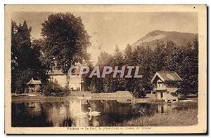 Image du vendeur pour Carte Postale Ancienne Voiron le Parc la Piece d'eau et Coteau de Vouise mis en vente par CPAPHIL