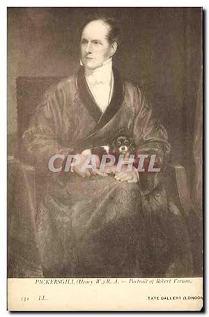 Image du vendeur pour Carte Postale Ancienne Tate Gallery London Pickersgill Portrait of Robert Vernon mis en vente par CPAPHIL