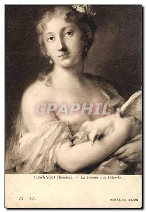 Immagine del venditore per Carte Postale Ancienne Carriera Rosalba la Femme a la Colombe Musee de ijon venduto da CPAPHIL