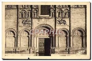 Carte Postale Ancienne Angouleme Cathédrale St Pierre XII siecle Façade