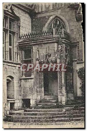 Image du vendeur pour Carte Postale Ancienne Beauvais Eveche Escalier Renaissance mis en vente par CPAPHIL