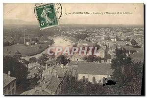 Carte Postale Ancienne Angouleme Faubourg l'Houmeau et la Charente