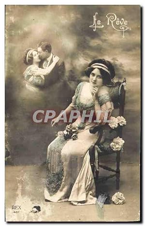 Bild des Verkufers fr Carte Postale Ancienne Femme Le reve zum Verkauf von CPAPHIL