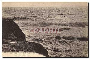 Bild des Verkufers fr Carte Postale Ancienne La Grande Cote Grosse Mer contre jour zum Verkauf von CPAPHIL