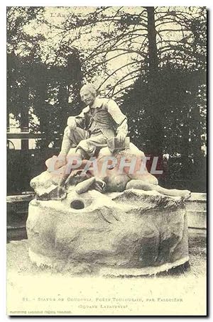 Image du vendeur pour Reproduction Statue de Goudouli Poete Toulousain par Falguiere Square Lafayette mis en vente par CPAPHIL