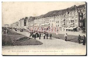 Bild des Verkufers fr Carte Postale Ancienne Boulogne sur Mer Perspective du Boulevard Sainte Beuve zum Verkauf von CPAPHIL