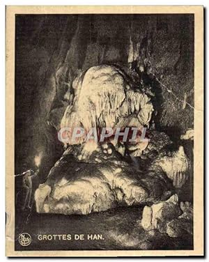 Carte Postale Ancienne Grottes de Han