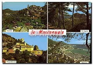 Bild des Verkufers fr Carte Postale Moderne La Cote d'Azur inoubliable le Mentonnais Garboi St Agnes Roquebrune Menton zum Verkauf von CPAPHIL